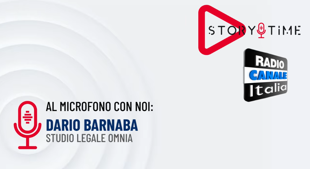 Dario Barnaba intervistato da Radio Canale Italia su vari aspetti della sua attività professionale di avvocato
